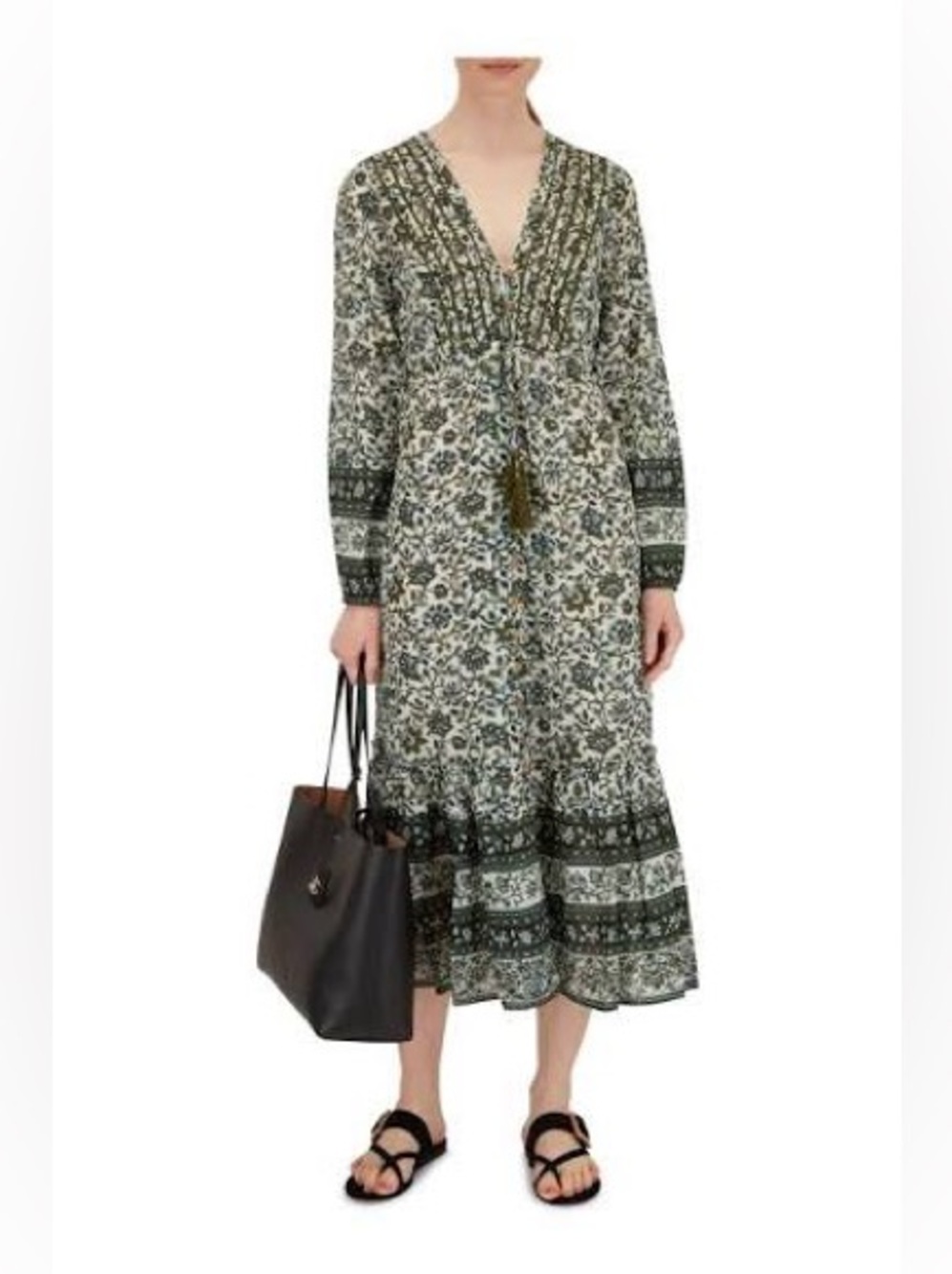 NWT Veronica Beard Kameya dress in green and blues, size medium